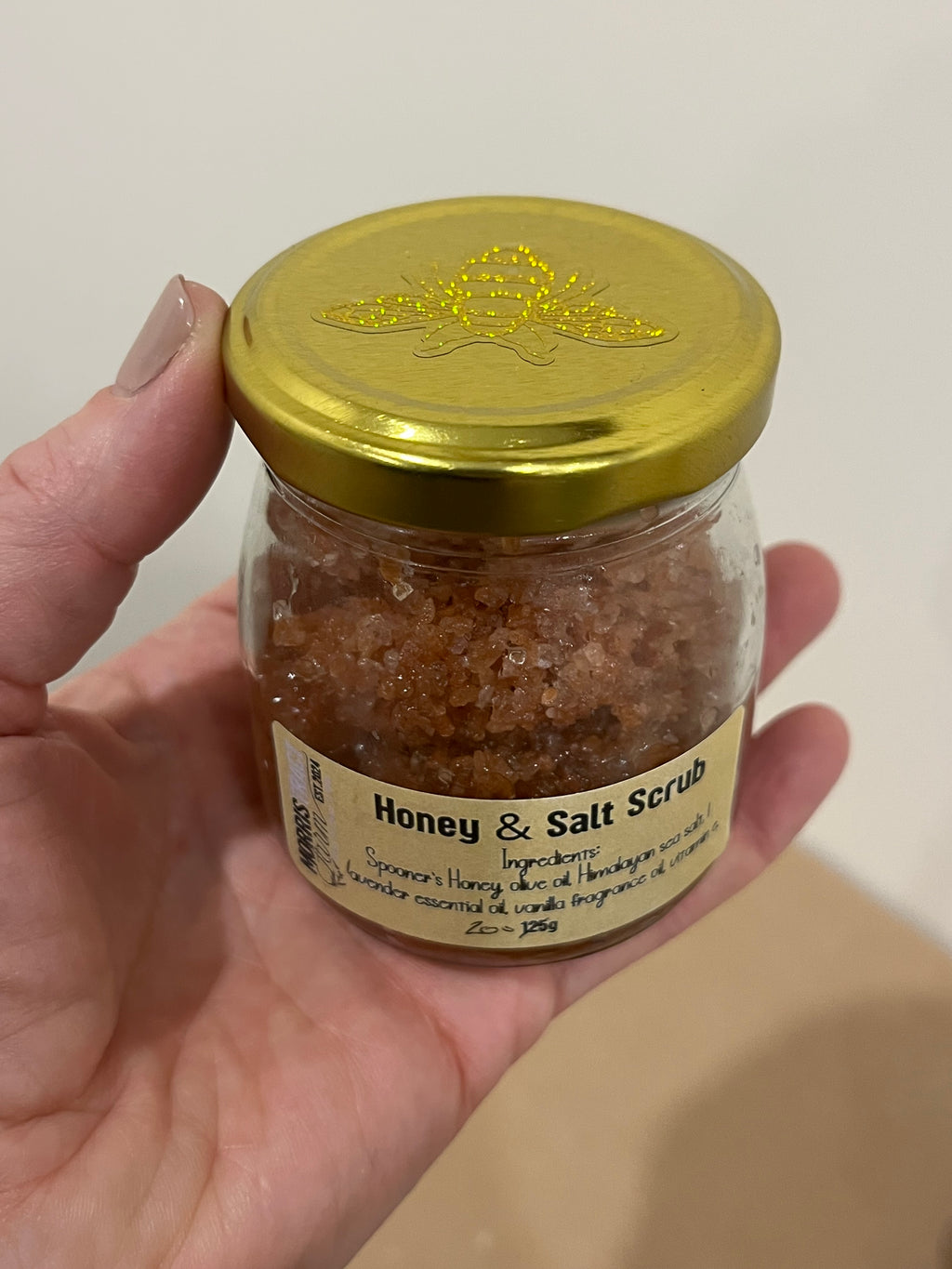 Honey & Salt Scrub